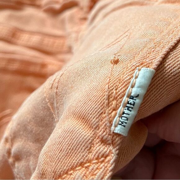 MOTHER Skinny Orange Jeans The Looker Crop Size 27 - Picture 6 of 7